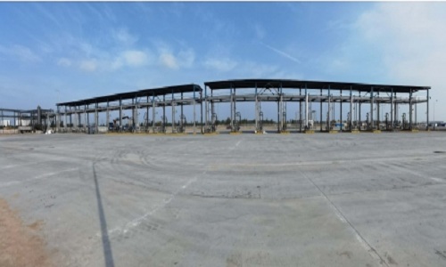 兖煤榆林能化50万吨聚甲氧基二甲醚项目（一期工程）现场进展